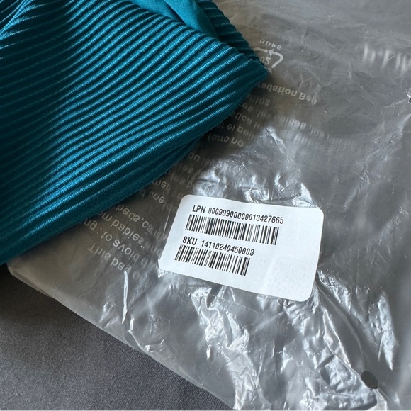 l*space | NWT Pointelle Rib Lennox Classic Bikini Bottom Blue Size Large - Picture 3 of 6